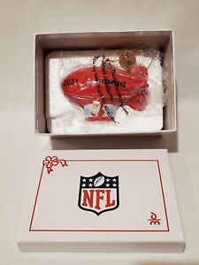 Danbury Mint NFL Tampa Bay Buccaneers 2021 Blimp Christmas Ornament New In Box