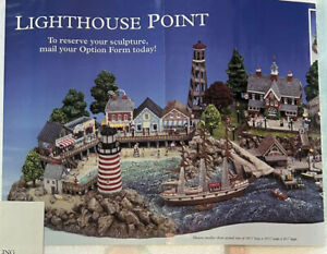 Danbury Mint Vintage Lighthouse Point New In Box
