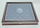 The Danbury Mint 1964-2014 John F. Kennedy Wooden Half-Dollar Display Case