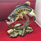 Danbury Mint Swift Surprise BASS Statue w Log Vegetation Base George Kruth