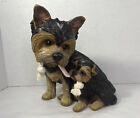 The Danbury Mint Puppy Love Yorkshire Terrier Puppy Dog Figurine