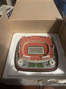 Danbury Mint Kansas City Chiefs Arrowhead NFL Stadium Football New In box Rare