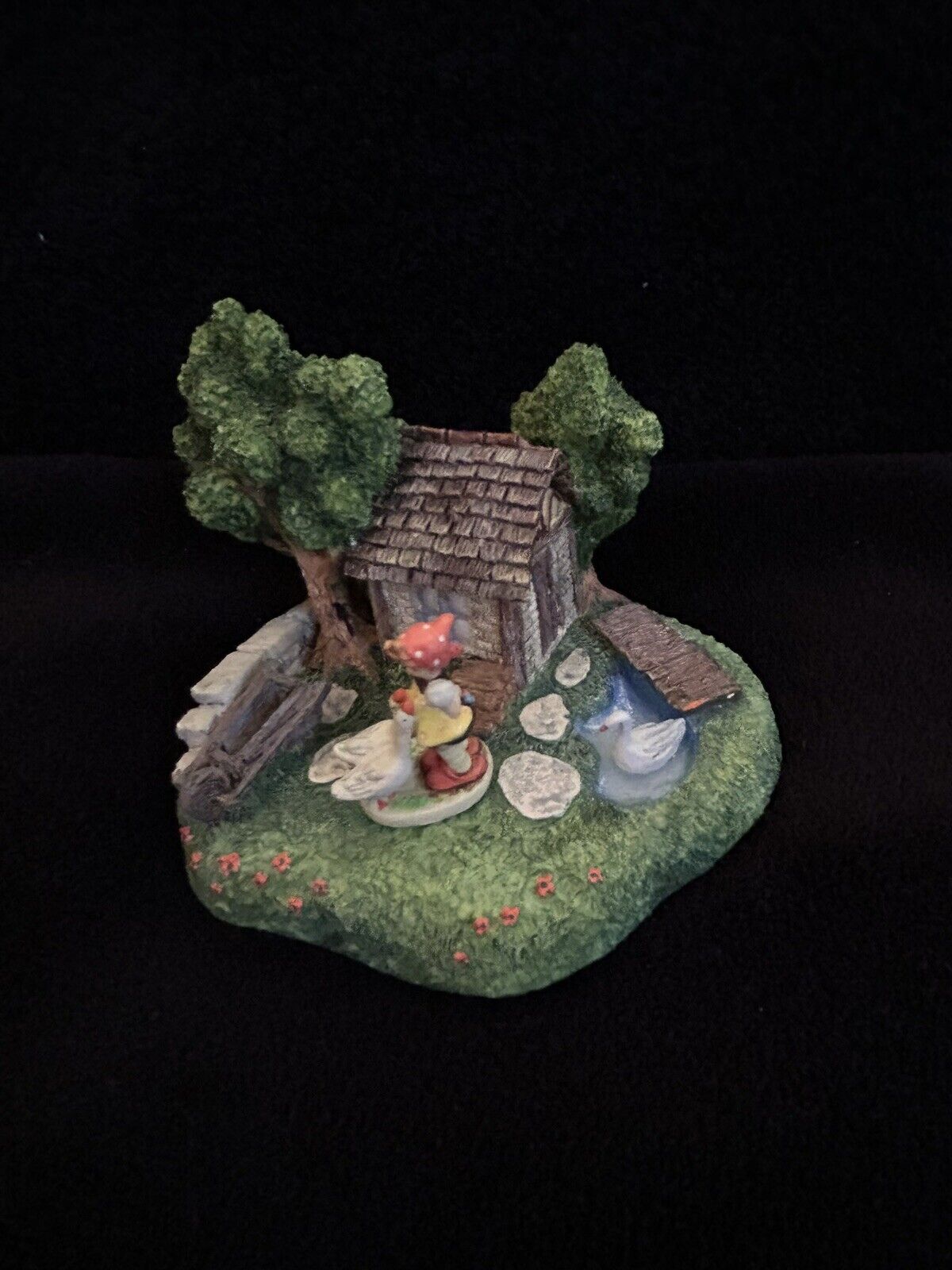 New Listing2 Hummel Goebel  Mini Hummelscape  Danbury Mint  Goose Girl “see description”