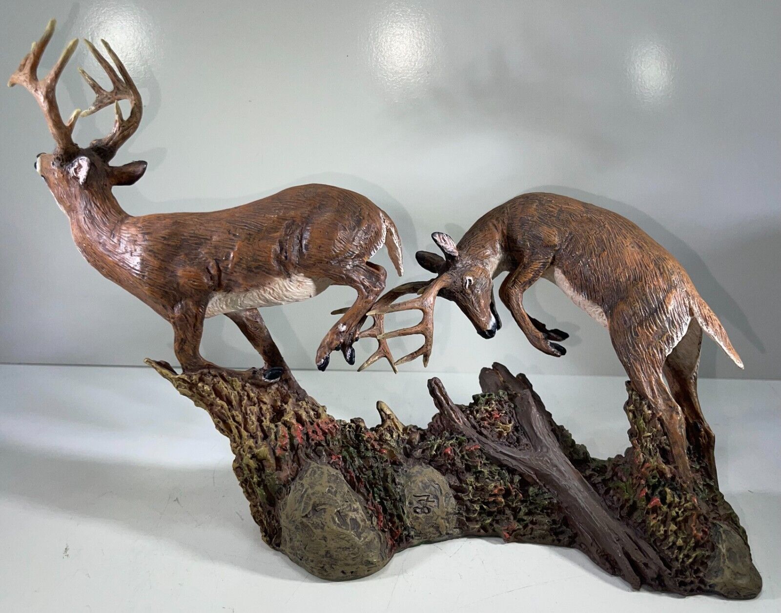 DANBURY MINT “THE CHASE” - JAMES STAFFORD - WHITETAILS IN THE WILDERNESS