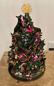German Shepherd Christmas Tree Light Up Danbury Mint Dog Holiday SPARE BULBS!