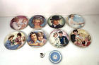 Princess Diana Limited Ed. Danbury Mint Barry Morgan Plate Lot of 8 + Vintage