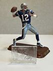 Tom Brady Danbury Mint Excellent Shape W/O COA Incl Verigraph RARE Crystal Card.