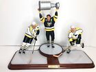 Penguins MARIO LEMIEUX Danbury Mint Career 3 Figurine Set *MINT* *NO BOX*