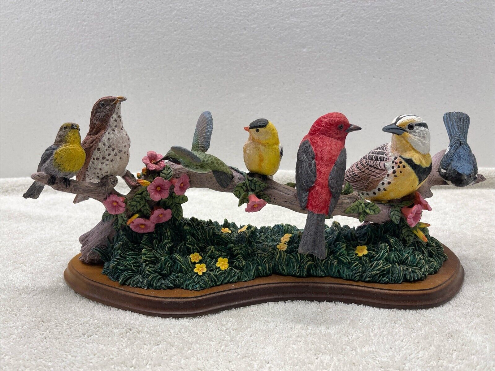 Summer Harmony By Bob Guge Danbury Mint Song Birds Sculpture