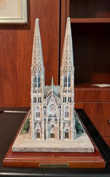 Collectible of Glorious St. Patrick's Cathedral from the Danbury Mint