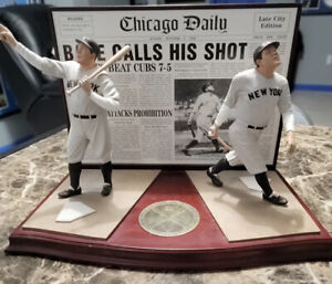 BABE RUTH “CALLED SHOT” DANSBURY MINT FIGURINE STATUE RARE YANKEES 1932 WS GM 3