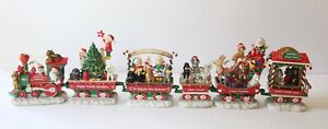 Danbury Mint Poodle Dog Christmas Express Train RARE