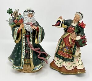 Danbury Mint Nature’s Santa & Mrs. Claus by Lena Liu Christmas