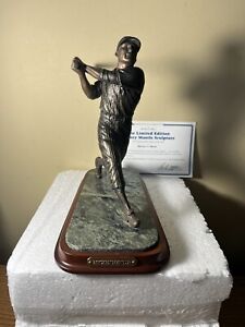 Mickey Mantle New York Yankees Danbury Mint Bronze Statue