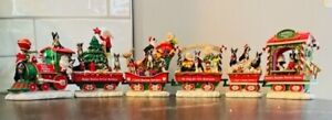 Danbury Mint Boston Terrier Christmas express train.  Retired and HTF!!