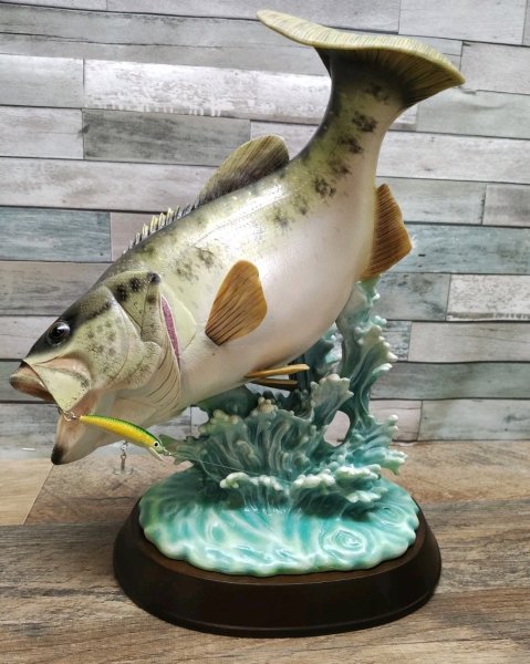 BOSS HAWG by George Kruth Danbury Mint Freshwater Trophies Large Mouth Bass