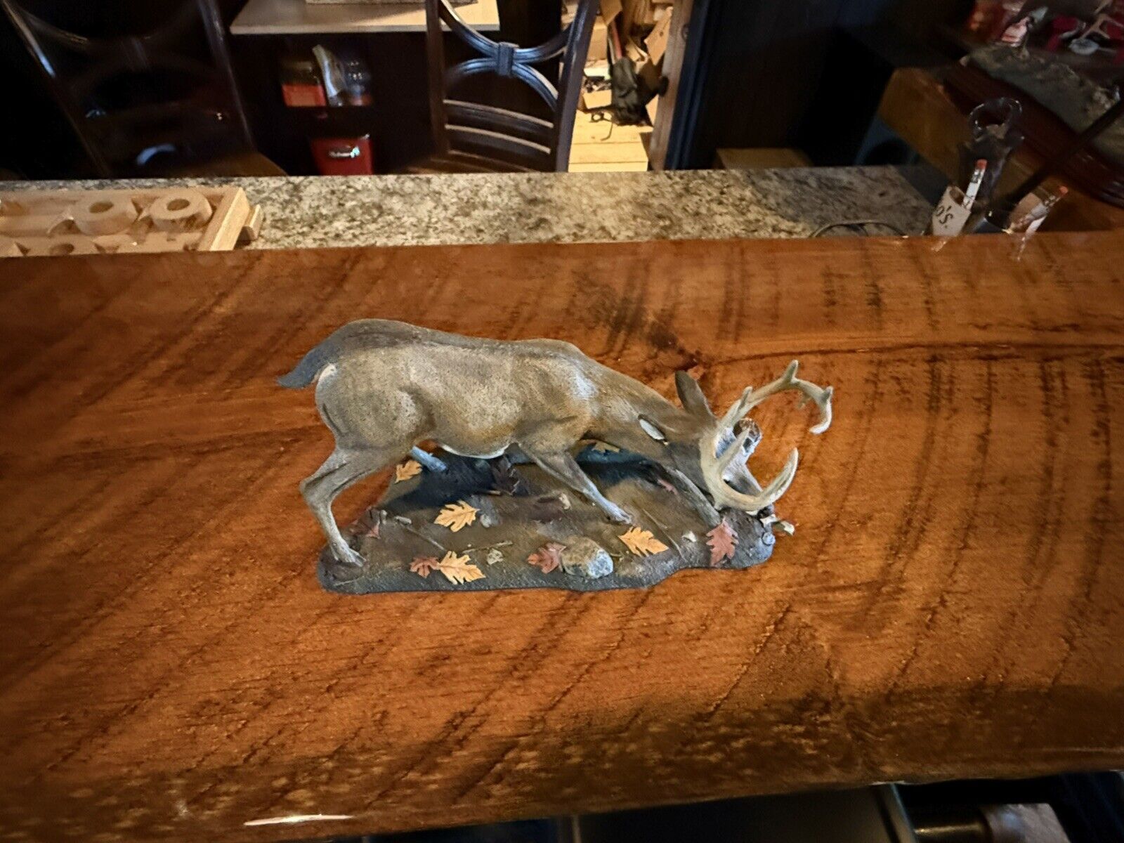 Danbury Mint Second Chance Curtis Christensen Whitetale Deer Sculpture