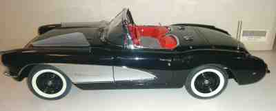 DANBURY MINT 1:12 SCALE 1957 CHEVROLET CHEVY CORVETTE MUSEUM MASTERPIECE ~ MINT