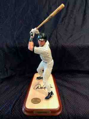 DEREK JETER AUTOGRAPHED DANBURY MINT FIGURINE (STIENER CERT)