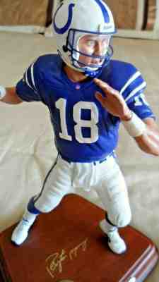 Peyton Manning Danbury Mint Figurine Statue NFL Indianapolis Colts