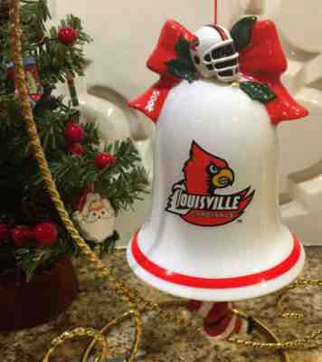 Danbury Mint Louisville Cardinals Christmas Bell Ornament 2005