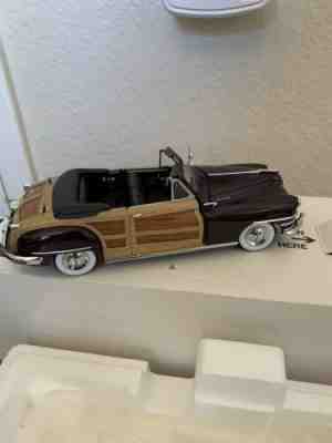 Danbury Mint 1948 Chrysler Town & Country Convertible With Title