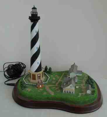 Caoe Hatteras Lighthouse Buxton NC Limited Edition 1693/5000 Danbury Mint Lights