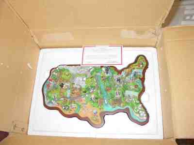 Danbury Mint " Sea to Shining Sea "- USA Known Landmarks w/COA & original box