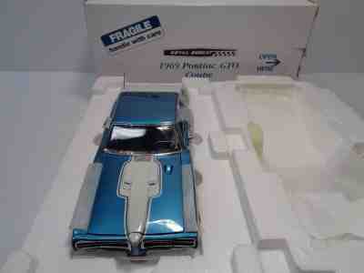 DANBURY MINT 1:24 1969 PONTIAC GTO "ROYAL BOBCAT BNIB W/SOME DOCS RASH FREE NEW