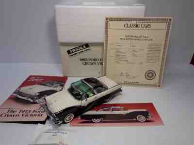 DANBURY MINT 1955 FORD FAIRLANE CROWN VICTORIA NICE PREOWNED UNDISPLAYED W/DOCS