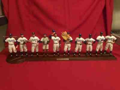 1955 Brooklyn Dodgers World Series Championship Team Figurine Danbury Mint W/Box