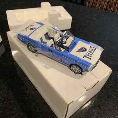 Tennessee Titans Danbury Mint 1966 Ford Mustang Collectors Car Vintage UNOPENED 