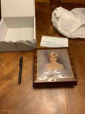 The Princess Diana 1997 Jewlery Box By Brenda Burke By Danbury Mint NIB