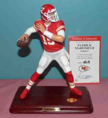 The Danbury Mint Patrick Mahomes II Kansas City Chiefs 9" Sculpture #628