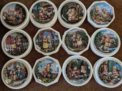 LOT OF 12 M.J. Hummel Goebel LITTLE COMPANIONS Danbury Mint Collector Plates 8"