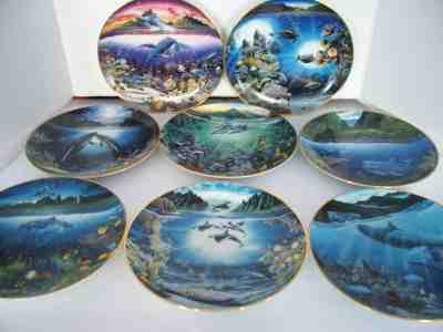 Danbury Mint Robert Nelson Underwater Paradise Plates 10 pc lot