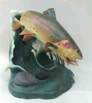 Danbury Mint GENTLE YELLOWSTONE Fish Trout Sculpture by  Franz Dutzler