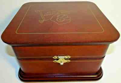 RARE~DANBURY MINT BASEBALL MUSIC BOX PEANUTS SNOOPY CHARLIE BROWN~ NEW 