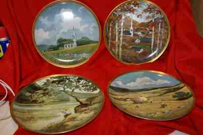 LOT OF 4 DANBURY MINT"American Countryside"By Eric Sloane SEE LIST C