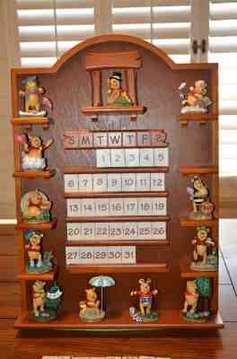 Danbury Mint Winnie the Pooh Perpetual calendar Complete Figures