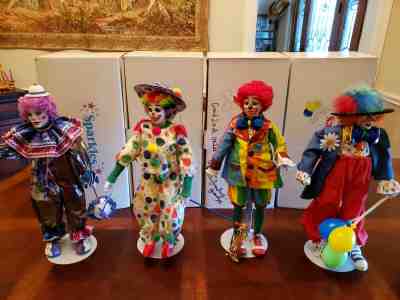 Danbury Mint Circus Clowns