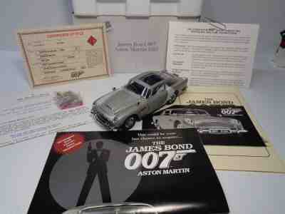 DANBURY MINT 1964 JAMES BOND ASTON MARTIN 007 DB5 BNIB W/ALL DOCUMENTATION