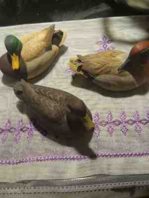 North American Ducks Decoy Collection Set of 3 George Kruth