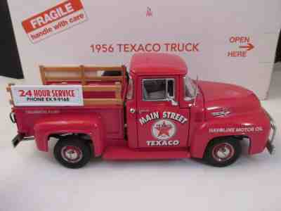 Danbury Die Cast Model Truck. 1/24.1956 Ford  Main St. Texaco Pickup UNDISPLAYED