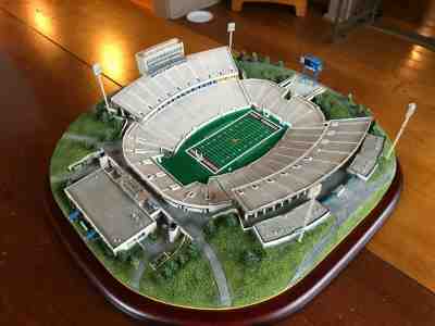 Danbury Mint West Virginia WVU Mountaineer Field Football Stadium Model