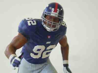 DANBURY MINT MICHAEL STRAHAN NFL NEW YORK GIANTS FIGURE FIGURINE STATUE *RARE*