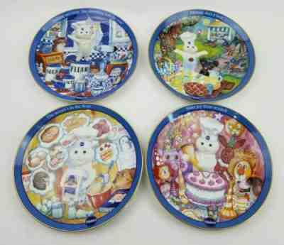 Pillsbury Doughboy Baking Buddies Collection Lot of 4 Danbury Mint RARE