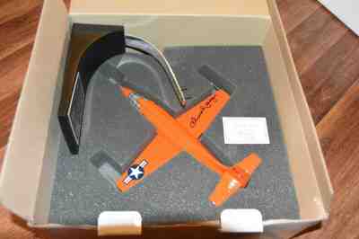 2000 Autographed Chuck Yeager X-1 Danbury Mint Rocket Research Plane 1/32 Scale