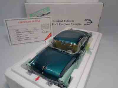 DANBURY MINT RARE 1955 FORD FAIRLANE VICTORIA L.E. LOW #1995/5000 BNIB W/TITLE