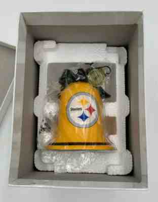 Danbury Mint 2004 Pittsburgh Steelers NFL Christmas Bell Ornament In Box ~  MINT